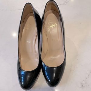 Black Patent Christian Louboutin Heels
